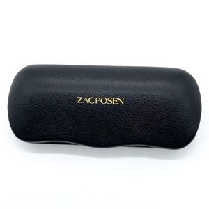 Zac Posen Black Leather Eyewear Glasses Case